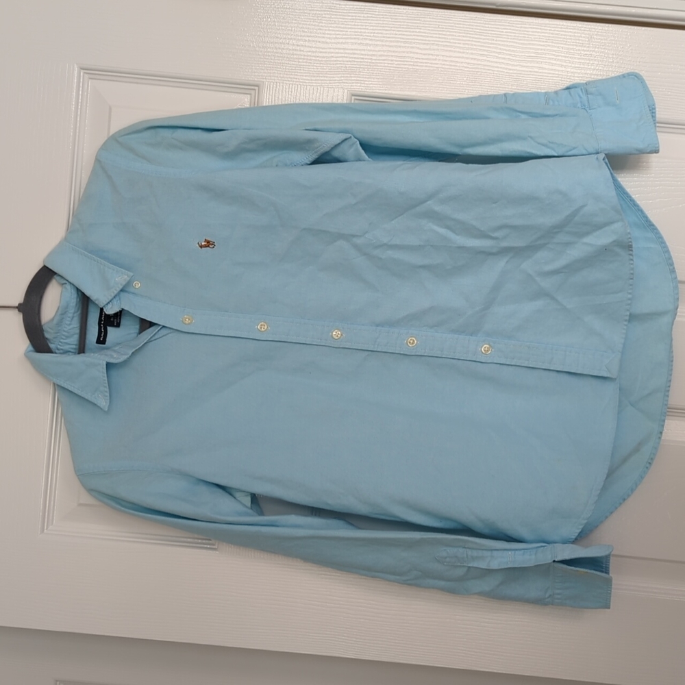 Ralph Lauren Sport light blue button down shirt, size 10